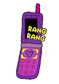 Pink Hearts Sticker