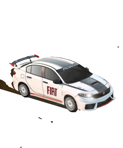 fiattr giphyupload race speed rally Sticker