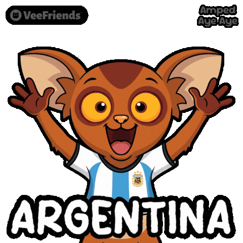 Excited World Cup Sticker by VeeFriends