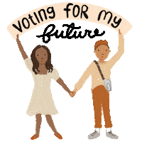 Latina Voting Sticker by INTO ACTION