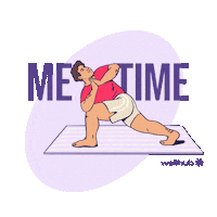 Yoga Self Care Sticker by Wellhub