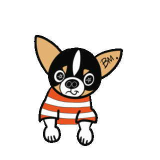 bmdesign_works giphyupload love heart dog Sticker