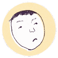 Confused Illustration Sticker