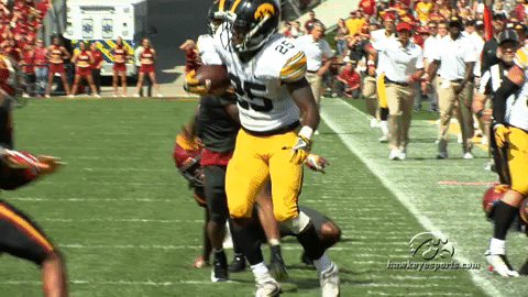 Iowa Hawkeyes Football GIF by University of Iowa Hawkeyes Athletics