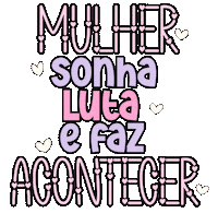 Frase Dia Da Mulher Sticker