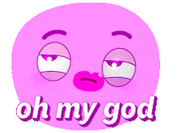 Oh My God Omg Sticker