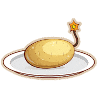 Fries Sticker by sweetstore