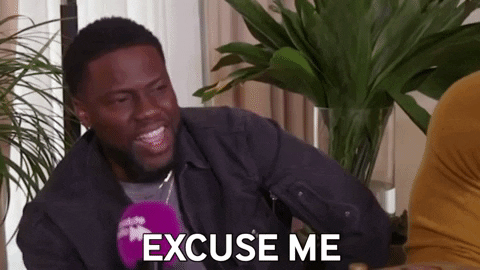 Excuse Me GIF by AbsoluteRadio