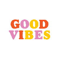 littlewhimsy retro good vibes good vibes Sticker