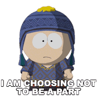 Not A Part Of This Sticker by South Park