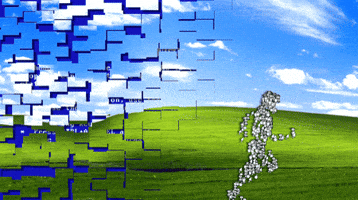 Running Man Error GIF by PERFECTL00P