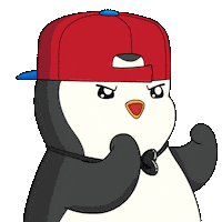 Happy Lets Go Sticker by Pudgy Penguins