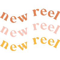 New Reel Sticker by Pip and Willow