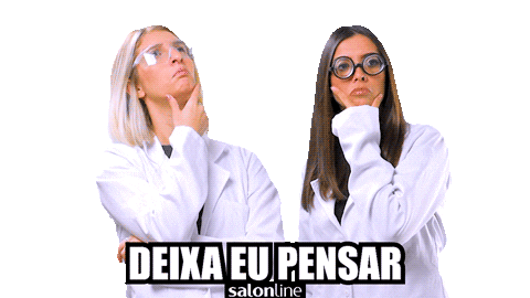 Thinking Pensando Sticker by Salon Line
