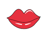 Happy Lips Sticker by Noha Bahr