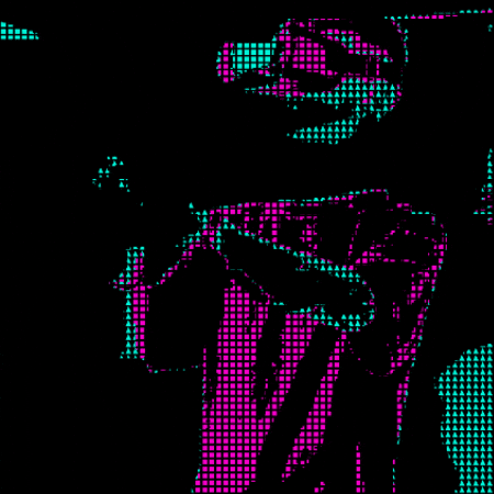 White Lotus Glitch GIF