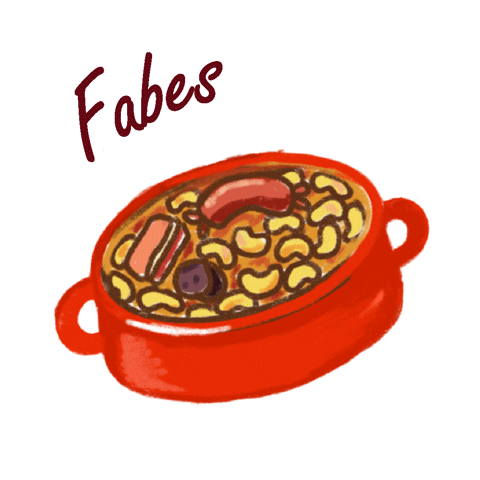 olayapedrayes giphyupload comida asturias fabada Sticker