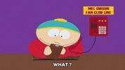eric cartman phone GIF by South Park 