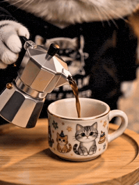 Good Morning Cat GIF
