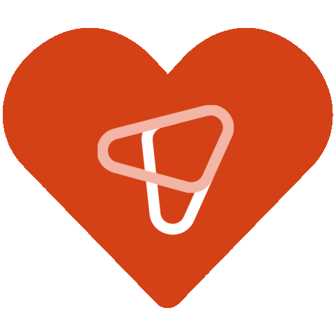 JustOnCompany giphyupload heart red software Sticker