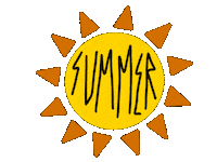 Summer Swimming Sticker by Marcel Katz Dalí / The Art Plug