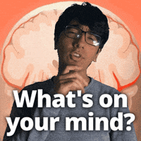 Wondering Whats On Your Mind GIF