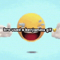 Benjamins Laughing Emoji GIF