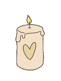 Heart Fire Sticker