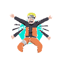 Naruto Screaming Sticker by imoji