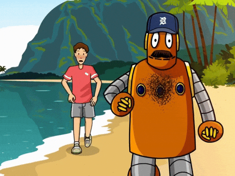 Beach Running GIF by BrainPOP