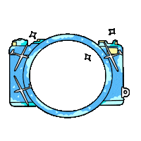 Camera Sky Sticker by Keva Epale