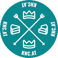 Logo Teal Sticker by KnC