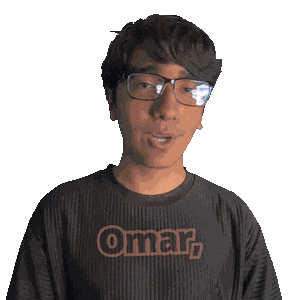 Omar Omer Sticker
