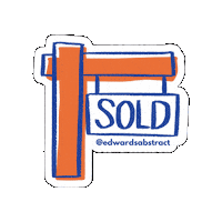 edwardsabstract realtor sold edwards rgv Sticker