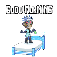 Happy Good Morning Sticker by Planet XOLO