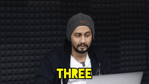 Calculate 1 2 3 GIF by Digital Pratik