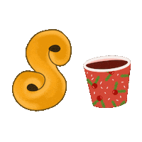 Baking Mulled Wine Sticker by Demic