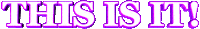 this is it text Sticker