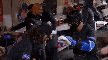 Jesse Winker Dancing GIF by New York Mets