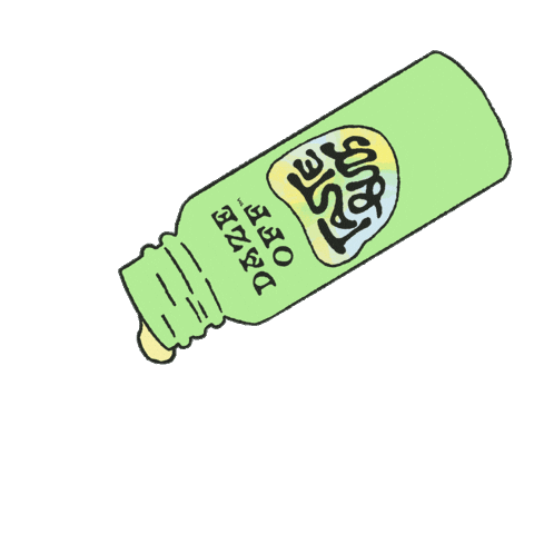 Bottle Drip Sticker by Daze Off