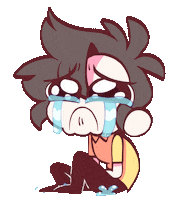 Sad Aww Sticker