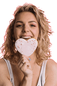 liucina heart smile cookie liucina Sticker