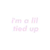 iampayingattention adhd tied up im a lil i am not paying attention Sticker