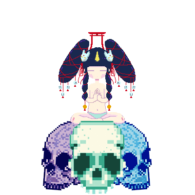 Japan Meditation Sticker by Shiitake