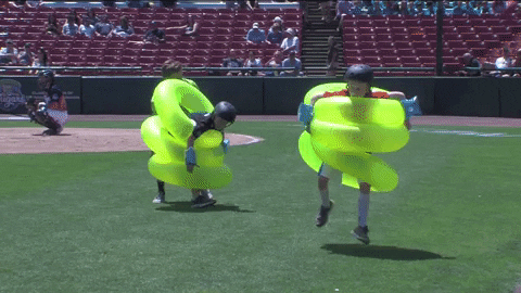 gallup inner tube race GIF by Kane County Cougars
