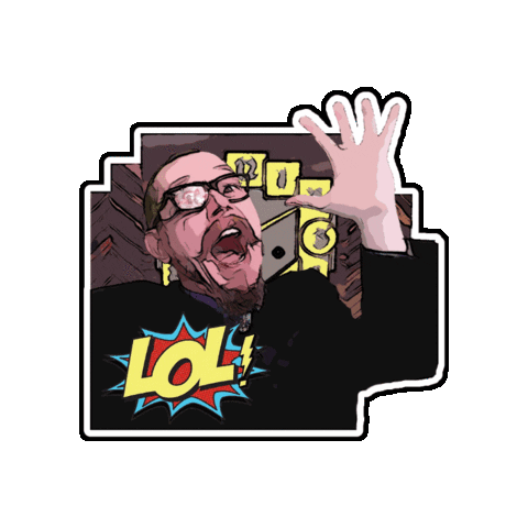 Zachar Lol Sticker by NACHTSCHIMMEN Music-Theatre-Language NIGHTSHADES