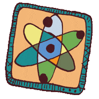 Creativity Atom Sticker by Bestival