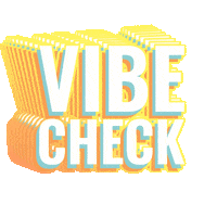Check Vibe Sticker by Homes For Students