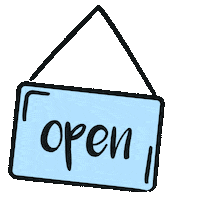 Geöffnet Come In Sticker by wendweb