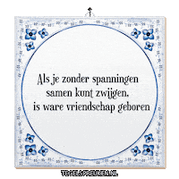 Humor Spanning Sticker by Tegelspreuken.nl